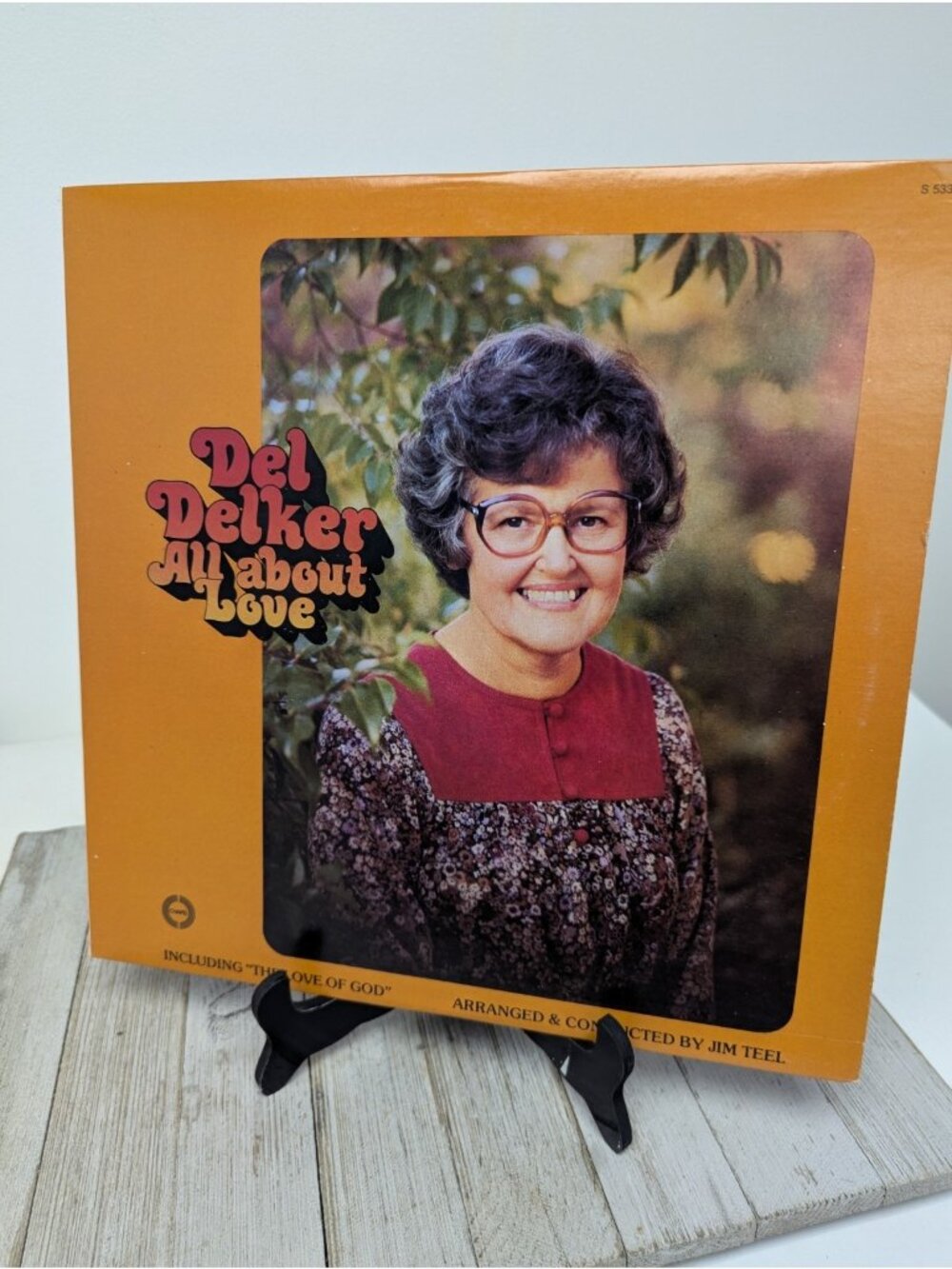 Del Delker, All About Love S5331 Chapel Records Vinyl